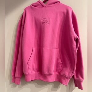 White Fox Boutique Vivid Pink Hoodie S/M